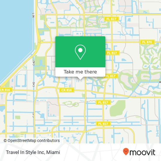 Mapa de Travel In Style Inc