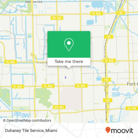 Duhaney Tile Service map