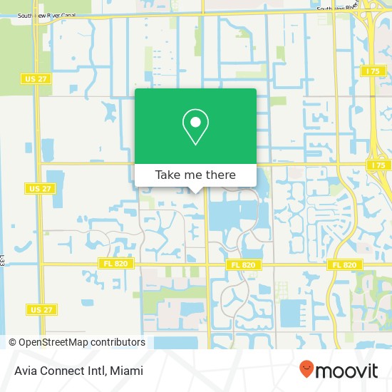 Mapa de Avia Connect Intl