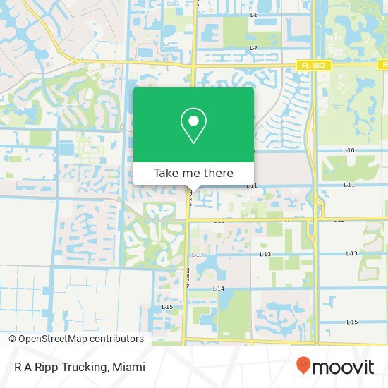 R A Ripp Trucking map