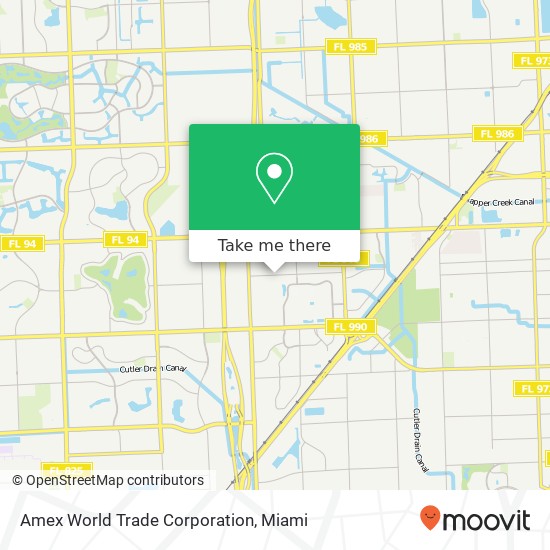 Amex World Trade Corporation map