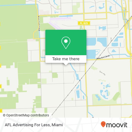 Mapa de AFL Advertising For Less