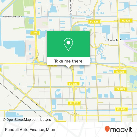 Randall Auto Finance map
