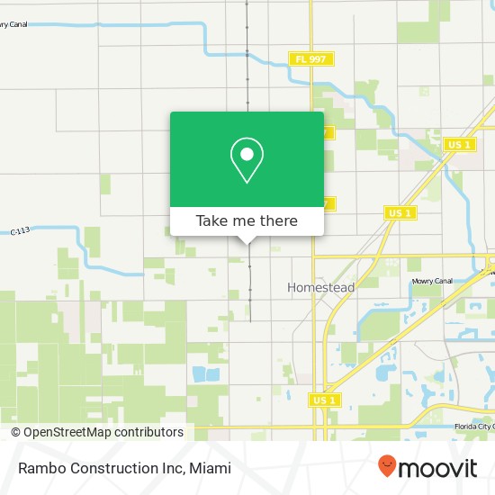 Rambo Construction Inc map