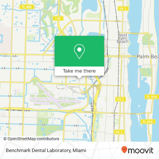 Benchmark Dental Laboratory map