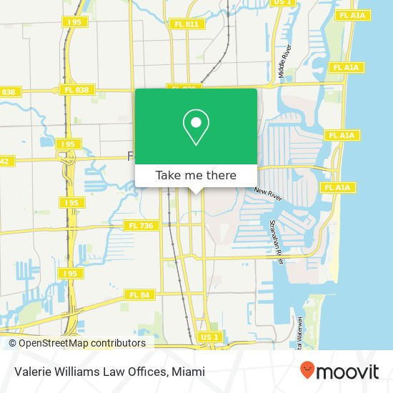 Valerie Williams Law Offices map