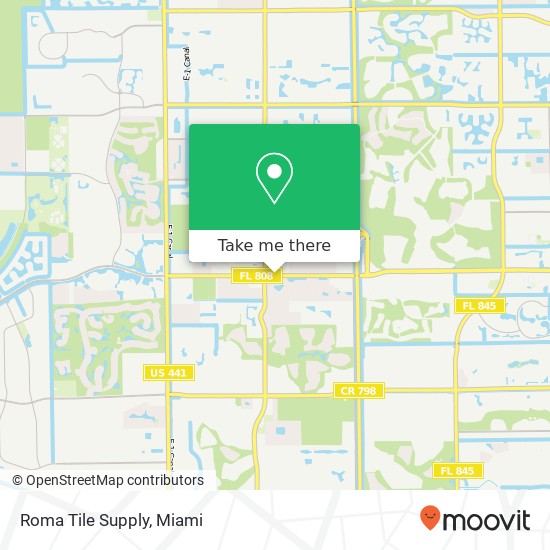 Mapa de Roma Tile Supply