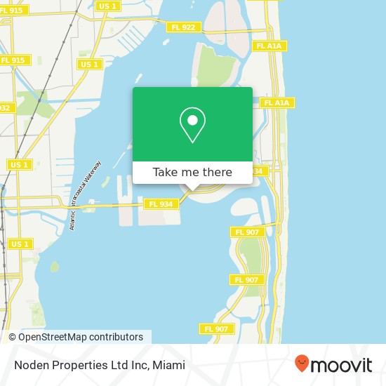 Mapa de Noden Properties Ltd Inc