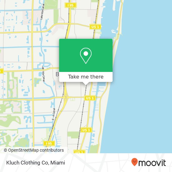 Kluch Clothing Co map