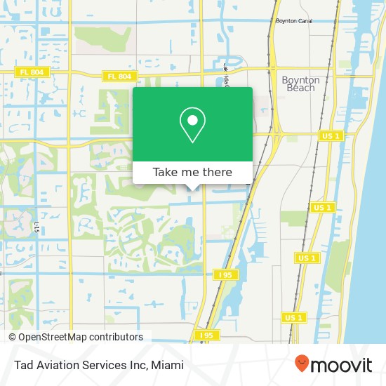 Tad Aviation Services Inc map