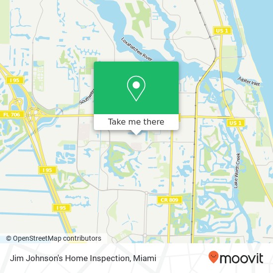 Mapa de Jim Johnson's Home Inspection