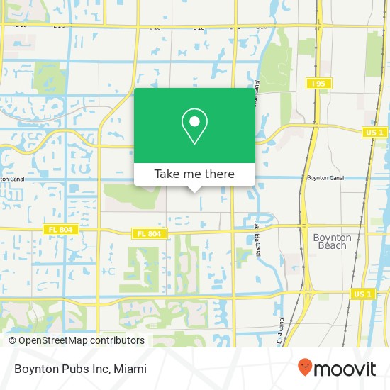 Mapa de Boynton Pubs Inc