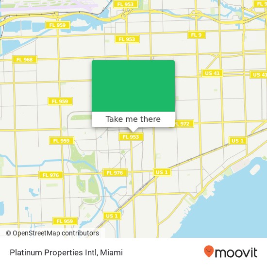 Mapa de Platinum Properties Intl
