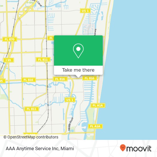 Mapa de AAA Anytime Service Inc