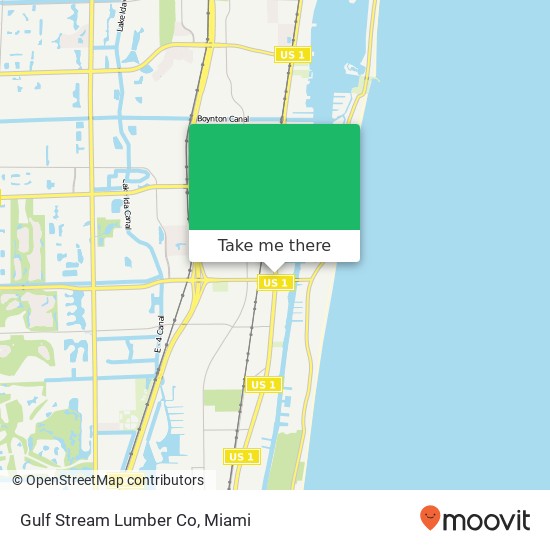 Gulf Stream Lumber Co map