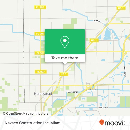 Navaco Construction Inc map