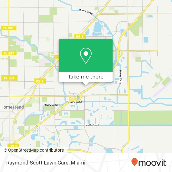 Raymond Scott Lawn Care map