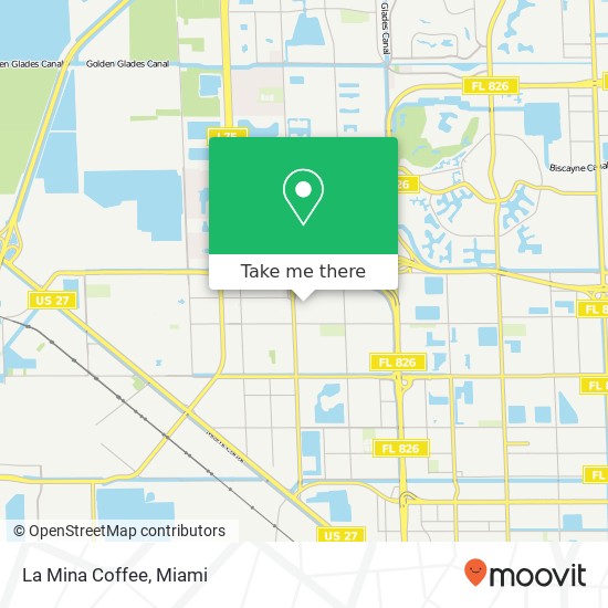 La Mina Coffee map
