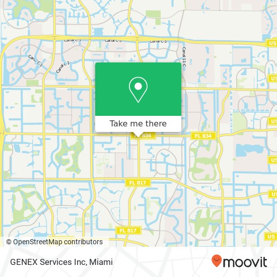Mapa de GENEX Services Inc
