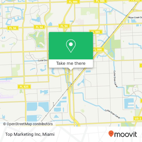 Mapa de Top Marketing Inc