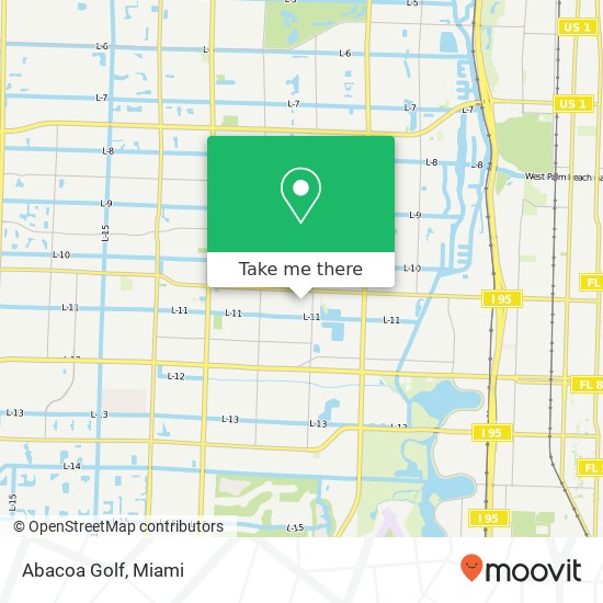 Abacoa Golf map