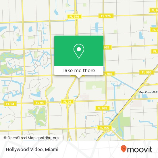 Mapa de Hollywood Video