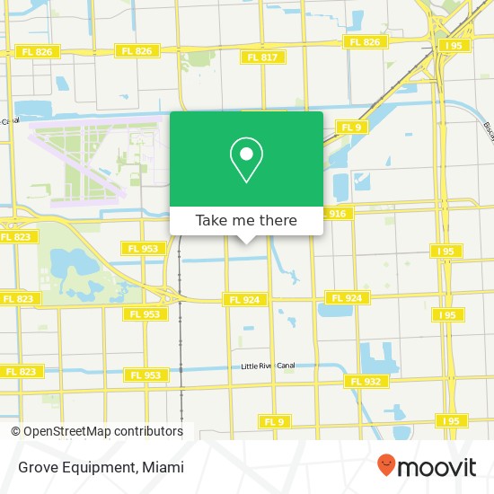 Grove Equipment map