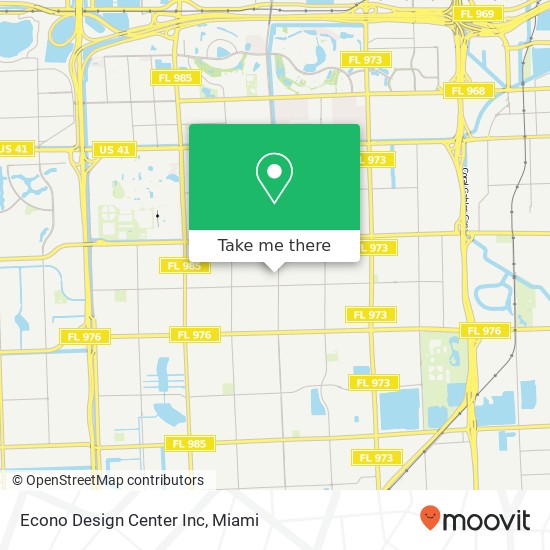 Mapa de Econo Design Center Inc