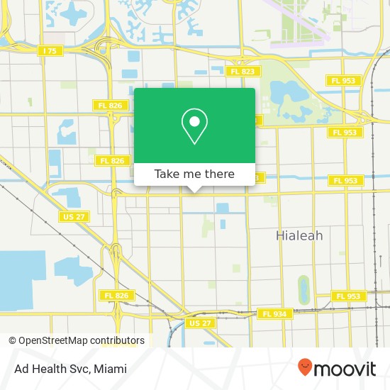 Ad Health Svc map