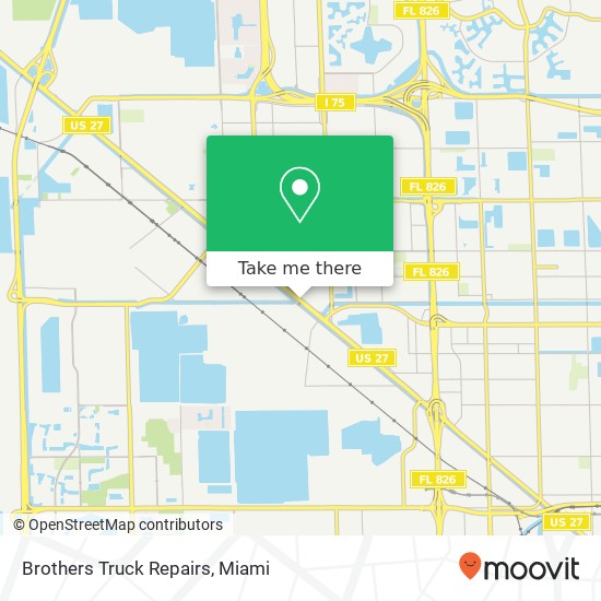 Brothers Truck Repairs map