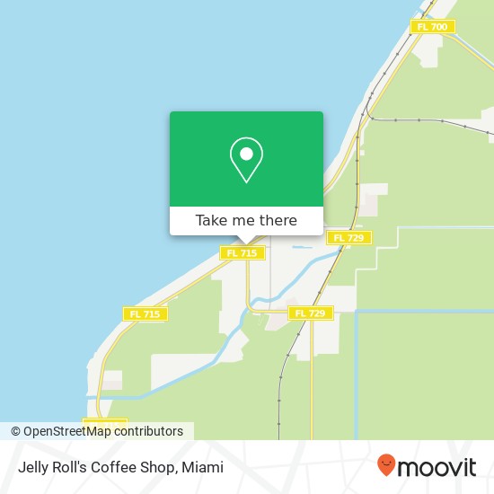 Mapa de Jelly Roll's Coffee Shop