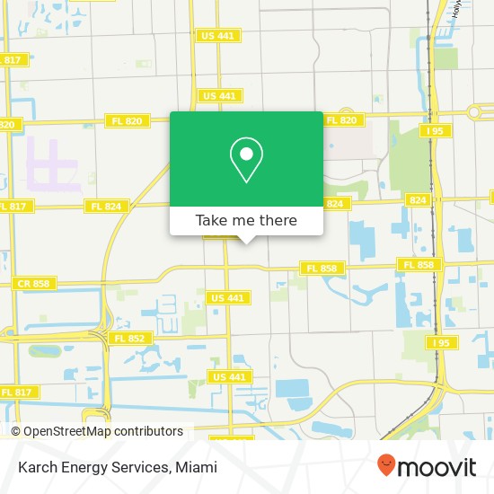 Karch Energy Services map