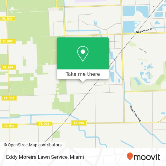 Eddy Moreira Lawn Service map