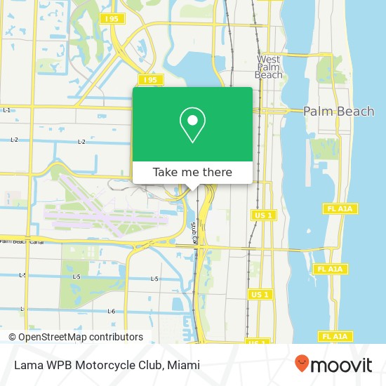 Lama WPB Motorcycle Club map