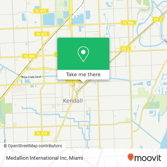 Medallion International Inc map