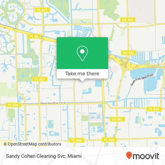 Mapa de Sandy Cohen Cleaning Svc