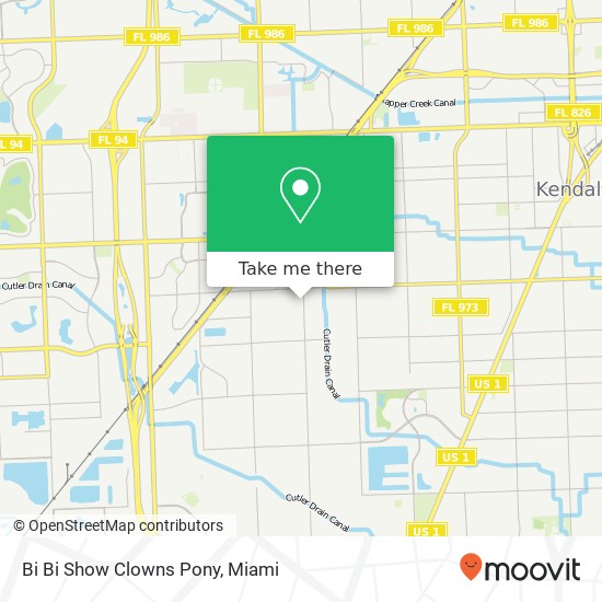 Mapa de Bi Bi Show Clowns Pony