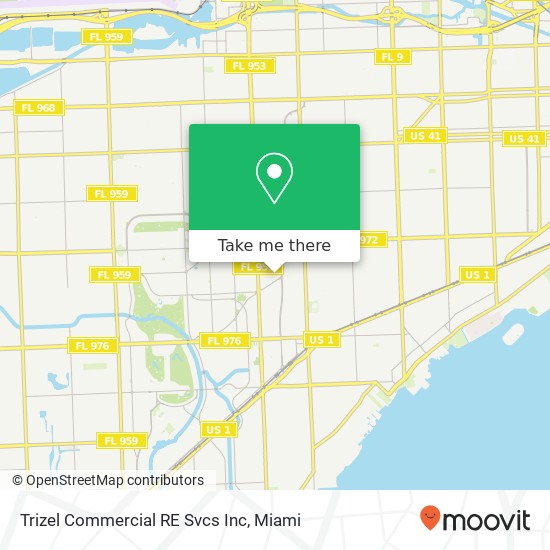 Trizel Commercial RE Svcs Inc map