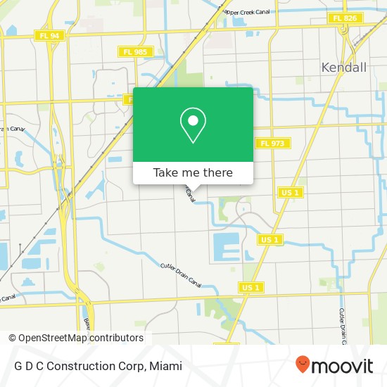 G D C Construction Corp map