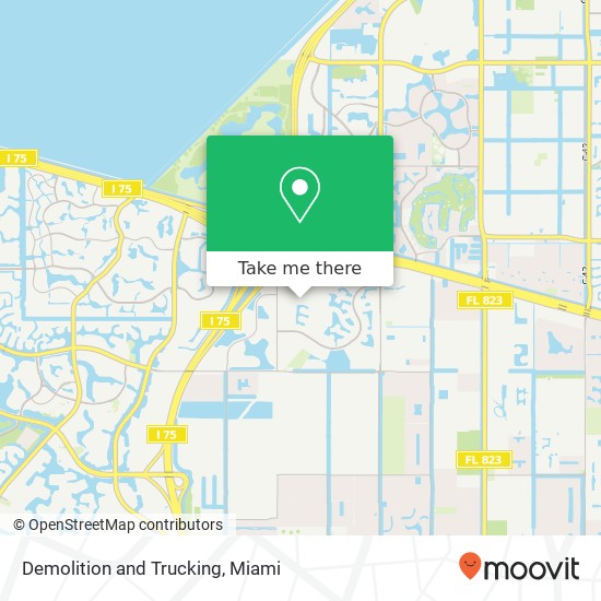 Demolition and Trucking map