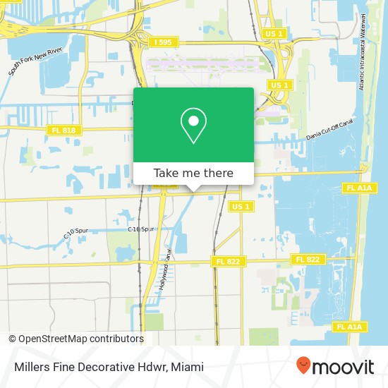 Millers Fine Decorative Hdwr map