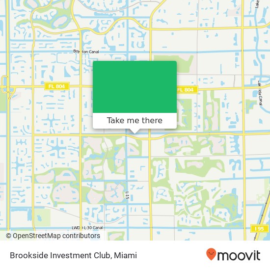 Brookside Investment Club map