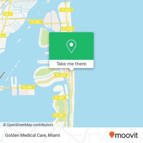 Mapa de Golden Medical Care