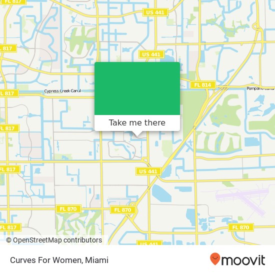 Curves For Women map