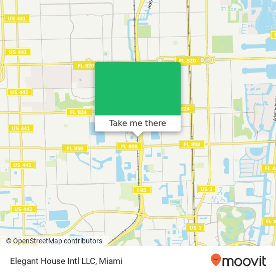 Elegant House Intl LLC map