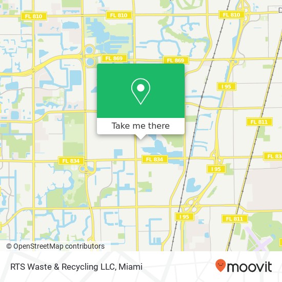 Mapa de RTS Waste & Recycling LLC