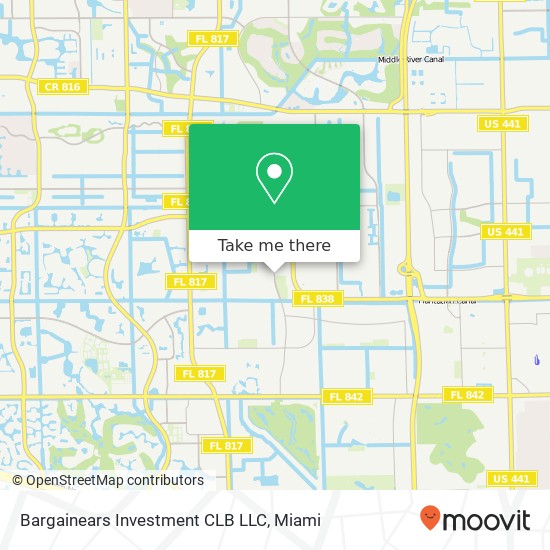 Bargainears Investment CLB LLC map
