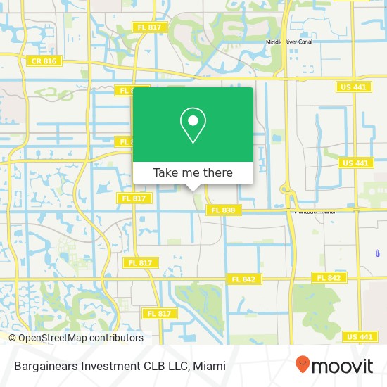 Mapa de Bargainears Investment CLB LLC