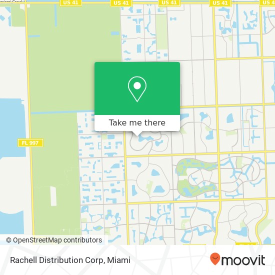 Mapa de Rachell Distribution Corp