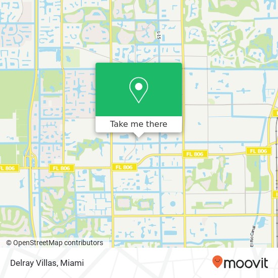 Delray Villas map